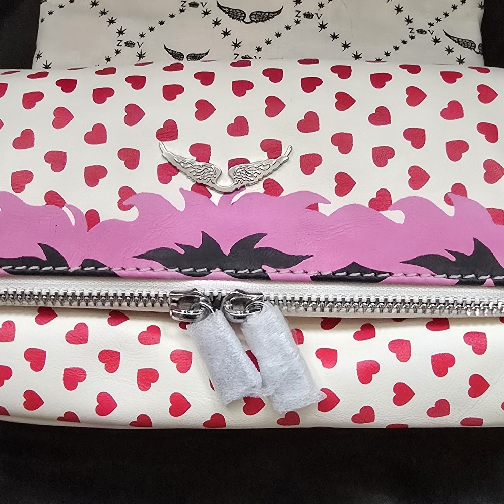 Zadig and Voltaire Rocky Heart Wristlet Clutch